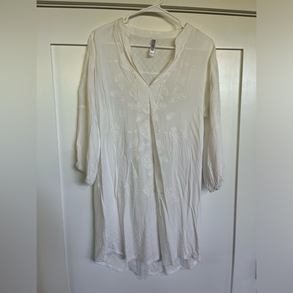 White dress, purchased from Urban Outfitters